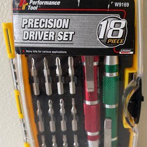 Precision Driver and Bit 18 Piece Set NIP